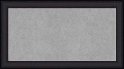 Amanti Art Black Framed Magnetic Board 15x27 Small Vision Board for use with Magnets, 100% Metal Sheet to Display Items as Office Decor or for Home Organization in mudroom, Kitchen or Kids Room