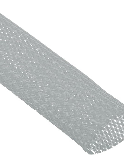 uxcell Expandable Sleeving,1 3/16-inch 10ft Cable Sleeve, Gray