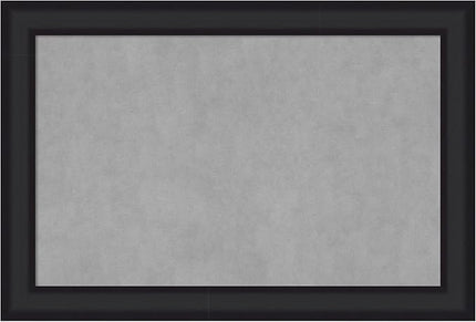 Amanti Art Black Framed Magnetic Board 25x37 Large Vision Board for use with Magnets, 100% Metal Sheet to Display Items as Office Decor or for Home Organization in mudroom, Kitchen or Kids Room