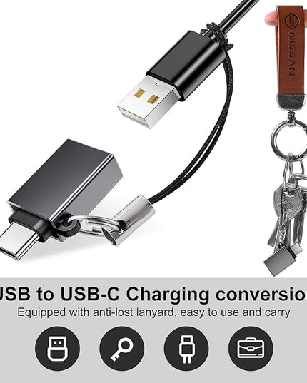 USB to USB C Adapter 4 Pack,USB C to USB A Adapter,USB-A Type C Male Female OTG Adaptor,USBA to USBC Converter for Phones,MacBook,iPad,Laptop,Tablet(Grey)