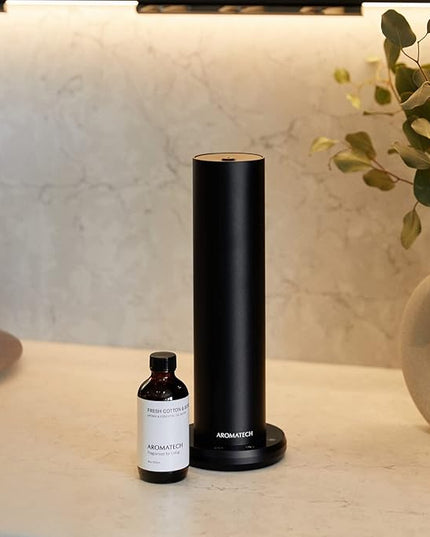 AromaTech Fresh Cotton and Bergamot Essential Oil Blend: Luxury Hotel Inspired Aromatherapy with Bergamot, Fresh Cotton & Sandalwood for Ultrasonic Diffusers & Nebulizers - 0.3 fl oz, 10 mL