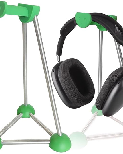 Headphone Stand, Desktop Headset Holder, Desk Earphone Stand, Gaming Headsets, for SteelSeries/Logitech/HyperX/Sony/Beats/Sennheiser/Anker/Xbox, and All Headphones.(Red) (Green)