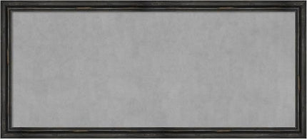 Amanti Art Black Framed Magnetic Board 23x51 Oversize Vision Board for use with Magnets, 100% Metal Sheet to Display Items as Office Decor or for Home Organization in mudroom, Kitchen or Kids Room