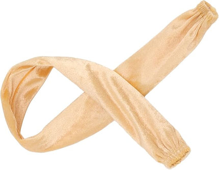 Chain Cover Wire Flannelette Cloth, Cable Cover Chain Sleeve with Zipper, 60cm Length 5cm Width Fabric Cover for Chandelier Chain Protection, Isolate Water and Dust for L (Beige)