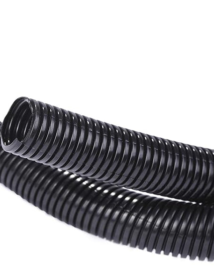 Alex Tech 100ft - 1/2 inch Split Wire Loom Tubing - Black