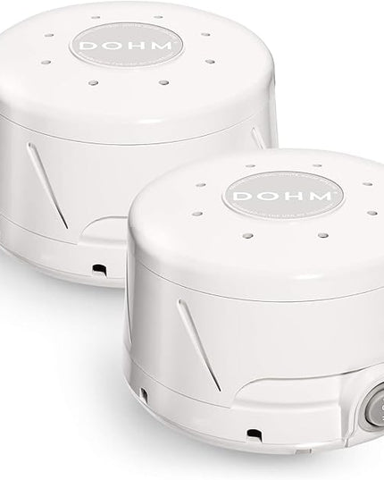 Yogasleep Dohm Classic (2 Pack) The Original White Noise Sound Machine, Soothing Natural Sounds from a Real Fan, Sleep Therapy for Adults & Baby, Noise Cancelling for Office Privacy & Meditation