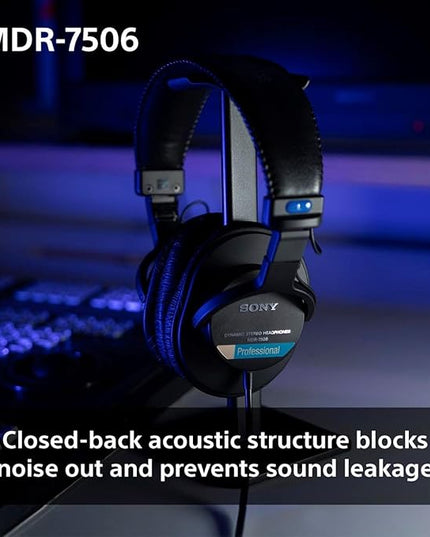 Sony MDR7506 Professional Large Diaphragm Headphone