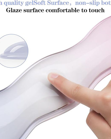 Gel Wrist Rest for Keyboard and Mouse, Wrist Rest for Keyboard, Mouse Wrist Support, Pain Relief, Cool Touch, Non-Skid, Mouse Wrist pad