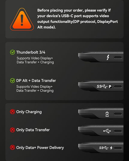 QUUGE Docking Station Dual Monitor 2 HDMI, 7 in 1 USB C Hub with Dual HDMI 4K, PD Charging, 5Gbps USB 3.0, 3 USB2.0, USB C Docking Station for MacBook Pro/Dell XPS/HP/Lenovo/Surface/Yoga etc
