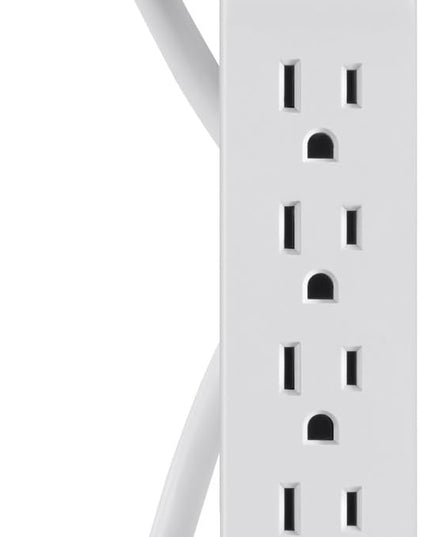 Belkin 6-Outlet Power Strip With 3ft Cord, White