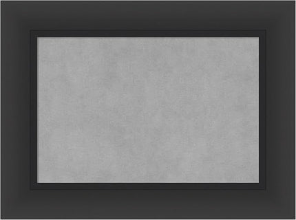 Amanti Art Black Framed Magnetic Board 17x23 Small Vision Board for use with Magnets, 100% Metal Sheet to Display Items as Office Decor or for Home Organization in mudroom, Kitchen or Kids Room