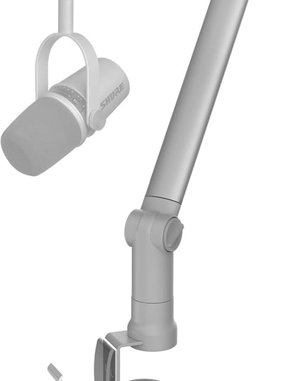IXTECH Microphone Boom Arm with Desk Mount, 360° Rotatable, Adjustable and Foldable Scissor Mounting for Podcast, Video Gaming, Radio and Studio Audio, Sturdy and Universal.