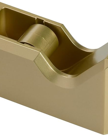 JAM PAPER Colorful Desk Tape Dispensers - Gold - Sold Individually