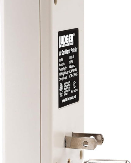 Ludger Power Surge Protector (LUDX-AC), ETL Certified, Reliable Protection, 4-Minute Safety Cycle, 3 Modes LED Indicator, 2/3 Prong Outlets, Fire-Resistant