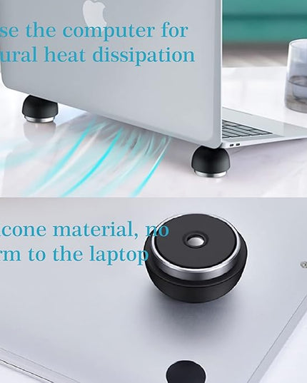 COPORA Laptop Cooling Stand, Portable Magnetic Laptop Cooler, Small Invisible Cooler Ball, Ergonomic Laptop Stand for Computer