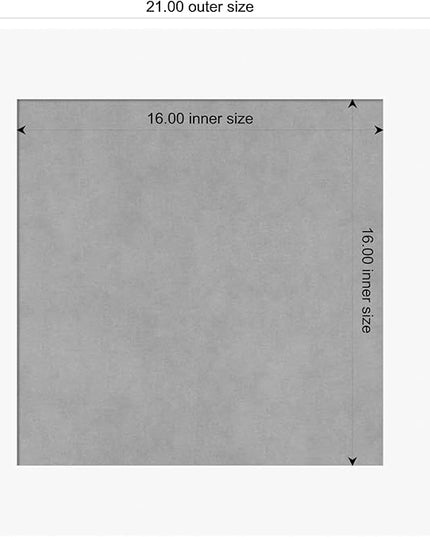 Amanti Art White Framed Magnetic Board 21x21 Small Vision Board for use with Magnets, 100% Metal Sheet to Display Items as Office Decor or for Home Organization in mudroom, Kitchen or Kids Room