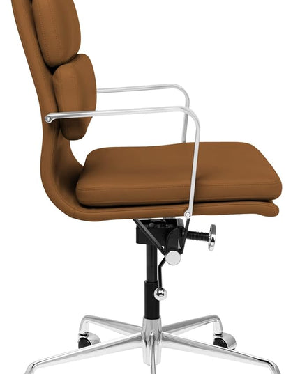 Laura Davidson Furniture SOHO II Tall Back Padded Management Chair (Brown)
