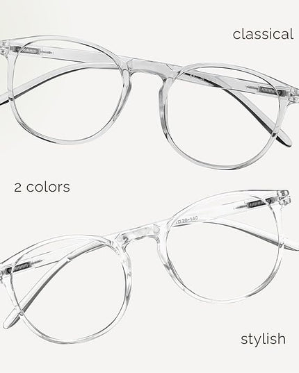 IBOANN Blue Light Glasses for Woman/Men, Fashion Blue Light Glasses Men, Fake Glasses Help Reduce Screen Fatigue