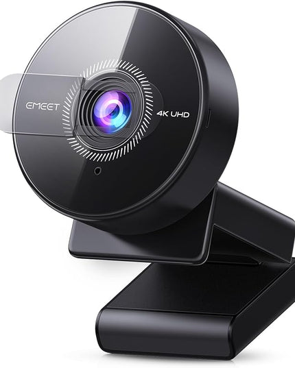 EMEET C950 4K Webcam for PC - PDAF Autofocus, USB Webcam with Microphone & Physical Privacy Cover, 1080P@60FPS, USB 2.0 Plug&Play, No Tripod Hole, Web Cam w/ 70°View for Meeting/Online Classes/Zoom