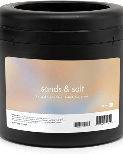 ScentAir Whisper Home Monthly Plug-in Refill, Fragrance Cartridge for Home and Office, Amazon Exclusive, Sands & Salt