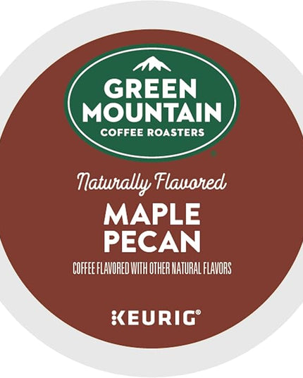 Green Mountain Coffee Roasters Maple Pecan, Single-Serve Keurig K-Cup Pods, Flavored Light Roast Coffee, 72 Count