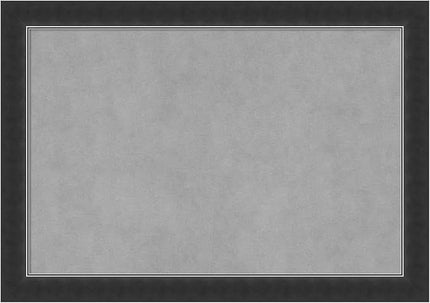 Amanti Art Black Framed Magnetic Board 19x27 Medium Vision Board for use with Magnets, 100% Metal Sheet to Display Items as Office Decor or for Home Organization in mudroom, Kitchen or Kids Room