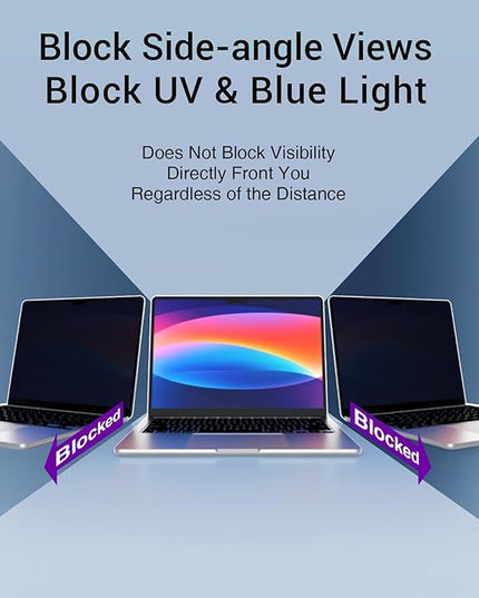 gopupu Magnetic Privacy Screen Protector Macbook Pro 16 Inch 2021-2024 M1 M2 M3 M4 Pro Max, Removable Laptop Screen Protector Privacy Screen Filter Shield Anti Glare Anti Spy