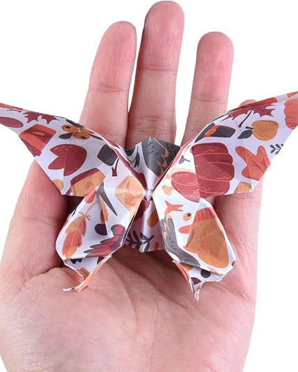 Origami Paper Kit 50 Sheets 70GSM 6 Inch Square Double Sided Color 50 Vivid Japanese Washi Chiyo Colors for Hand Crafts Origami Paper Arts Creativity.Winter