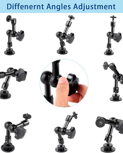 Mippko Drill Base Truck Phone Stand for 3.5~7.5 inches iPhone/HTC/LG/Nexus/Huawei/Smart Phones, Fit for Truck, Car,Van, Vehicles, 360°Adjustable Aluminum Alloy Mount