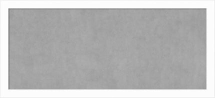 Amanti Art White Framed Magnetic Board 23x51 Oversize Vision Board for use with Magnets, 100% Metal Sheet to Display Items as Office Decor or for Home Organization in mudroom, Kitchen or Kids Room