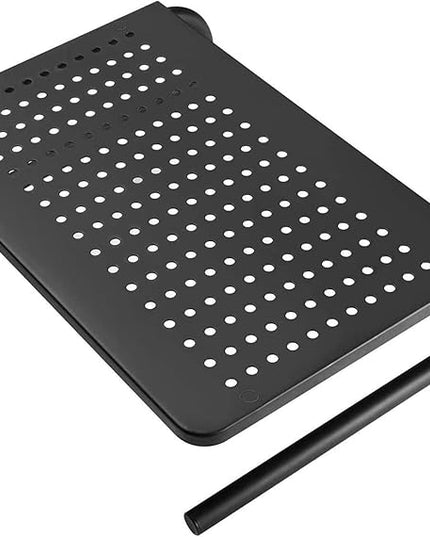 suptek Monitor Stand Riser for Computer,Laptop,Printer, Notebook and All Flat Screen Display with Vented Metal Platform and 4 Inches Height Underneath Storage (MST004)