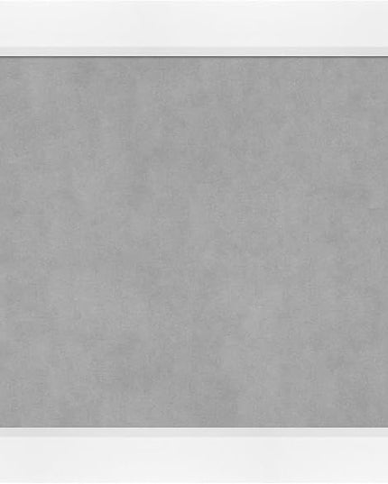 Amanti Art White Framed Magnetic Board 25x29 Medium Vision Board for use with Magnets, 100% Metal Sheet to Display Items as Office Decor or for Home Organization in mudroom, Kitchen or Kids Room