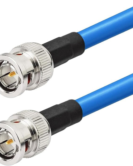 Superbat SDI Cable BNC Cable 3G/6G/12G SDI Cable 40ft (Belden 1694A Cable Blue) Supports HD-SDI/3G-SDI/4K/8K Monitor，Precision SDI Video Cable