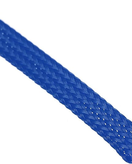 uxcell PET Expandable Sleeving 25ft 1/4" Blue Cable Management Sleeve Cord Organizer for Wrap Protect Cable