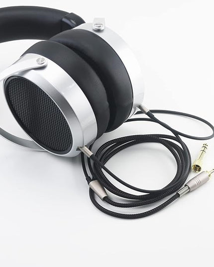 NEW NEOMUSICIA Replacement Cable Compatible with Hifiman HE4XX, HE-400i (The Latest Version with Both 3.5mm Plug) Headphones 3.5mm / 6.35mm to Dual 3.5mm Jack Male Cord 3meters/9.9ft