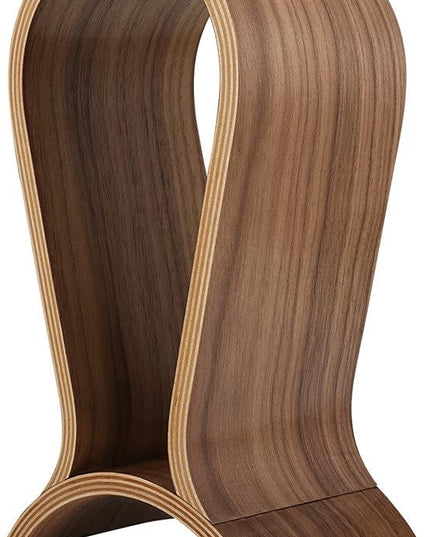Headphone Stand Wood, Headset Stand for Desk, Walnut Gaming Headphone Holder Compatible for Sennheiser, Bose, Beats, Razer, AKG, Airpod Max, HyperX, Sony PS4 et.