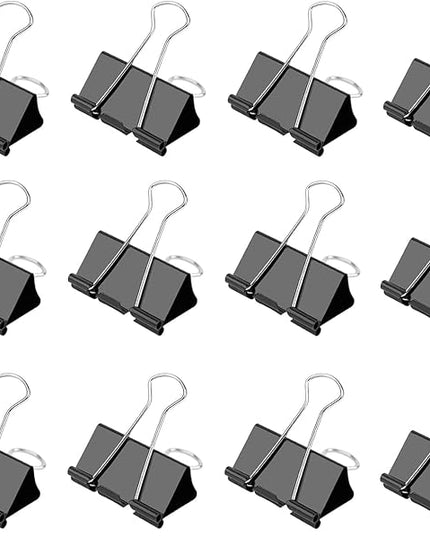 Ufmarine Small Binder Clips 1 Inch Length for Office (64 Pcs)