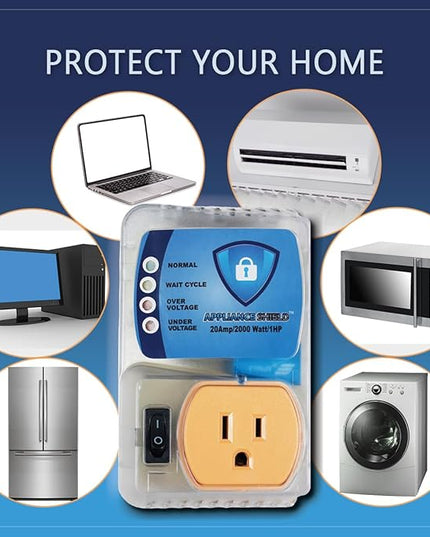 Surge Protector - Protects Appliances From Damaging & Costly Voltage Spikes/Dips. Great for Refrigerators, Freezers, Dryers, Computers. Best in Class 20 Amp, 2200 Watts.