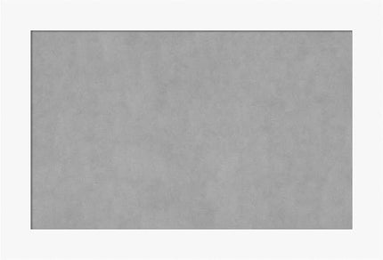 Amanti Art White Framed Magnetic Board 25x37 Large Vision Board for use with Magnets, 100% Metal Sheet to Display Items as Office Decor or for Home Organization in mudroom, Kitchen or Kids Room
