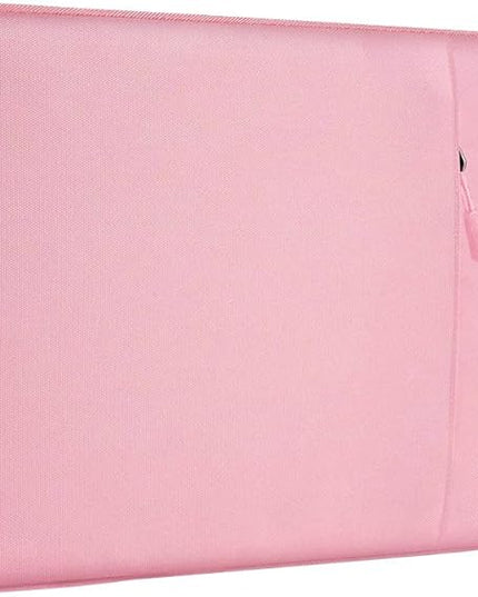 Slim Laptop Case 13.3 14 inch Sleeve, Rainproof & Shockproof Carrying Case for Notebooks Compatible with MacBook Pro 14" and All Models 13.3" MacBook Air/Pro, Most Popular 13"-14" PC,Pink