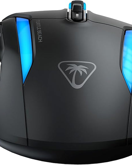 Turtle Beach Kone II Air Wireless RGB Gaming Mouse, 350-Hr Rechargeable Battery, 26000 DPI Optical Sensor, 100M Click Optical Switches, 21 Customizable Inputs, Ergonomic, 4D Scroll Wheel – Ash Black