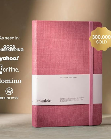 Anecdote 2026-2027 Planner: A Monthly, Weekly & Daily Planner with Calendar | 8.5" x 5.2" | Hardcover To-Do List Organizer, Planning Your Success, Start Anytime, Achieve Productivity Goals (Blossom)
