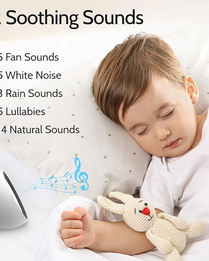 Sleep Sound Machine White Noise Machine with 32 Calming Sounds 36 Volume Levels Pink Brown Noise Machine for Baby Kid Adult with 4 Timer Noise Canceling Machine for Office Privacy