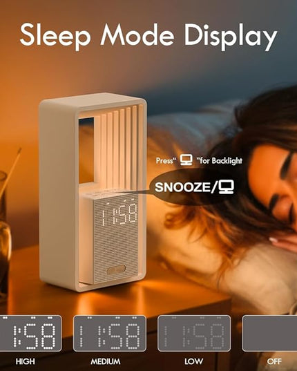 WILIT Digital Alarm Clock Sunrise, White Noise Sound Machine with Nightlight, 9 Sleep Aid Sounds Wake up Light for Heavy Sleepers, Dimmable Display, Snooze, USB Charging Port,Gifts for Women,Men,Teens