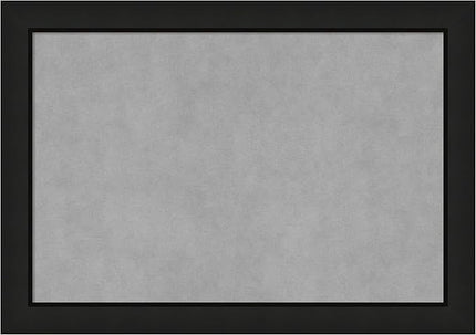 Amanti Art Black Framed Magnetic Board 19x27 Medium Vision Board for use with Magnets, 100% Metal Sheet to Display Items as Office Decor or for Home Organization in mudroom, Kitchen or Kids Room