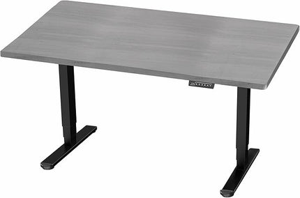 VIVO Electric 55 x 28 in Dual Motor Sit Stand Desk, Memory Height Adjustment, 2B Series, Dark Gray Top Black Frame, DESK-KIT-2B55G