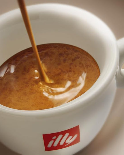 illy Ground Espresso Coffee, Intenso Dark Roast, 100% Arabica, Premium Italian Coffee, Pre-Ground for Espresso Machines, 8.8oz, 6 Pack