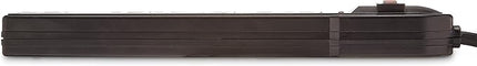 Amazon Basics Surge Protector Power Strip, 6-Outlet, 790 Joules, Circuit Breaker, LED Indicator, 6ft Extension Cord, Black, 10-Pack