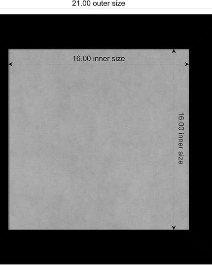 Amanti Art Black Framed Magnetic Board 21x21 Small Vision Board for use with Magnets, 100% Metal Sheet to Display Items as Office Decor or for Home Organization in mudroom, Kitchen or Kids Room
