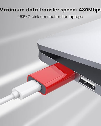 MOSWAG USB to USB C Adapter, USB C Female to USB Male Adapter Compatible with Apple MagSafe Watch 9/8/7/SE/Ultra, for iPhone 15 14 13 12 Mini Pro Max,iPad,Galaxy Note,Pixel,CarPlay,Wall Plug